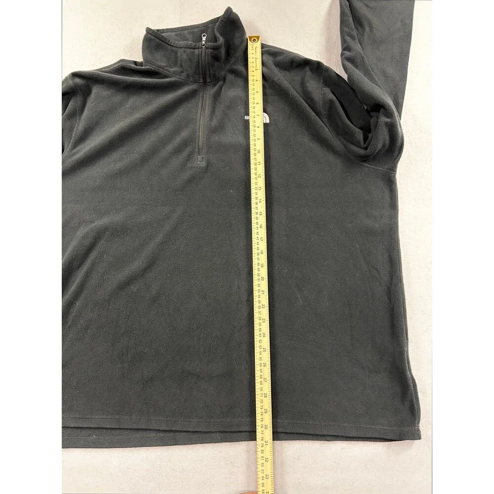 The Nortn Face Men’s 1/4 Zip Fleece Jacket Black 3XL